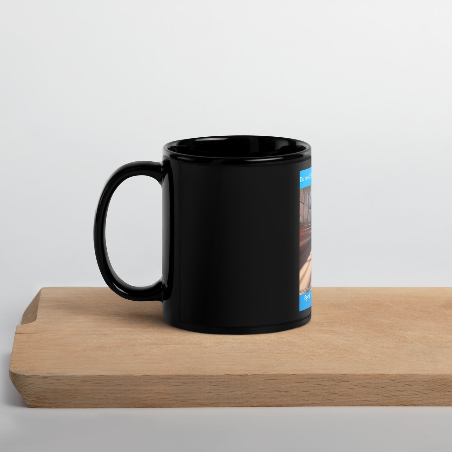 Shadow Black Glossy Mug