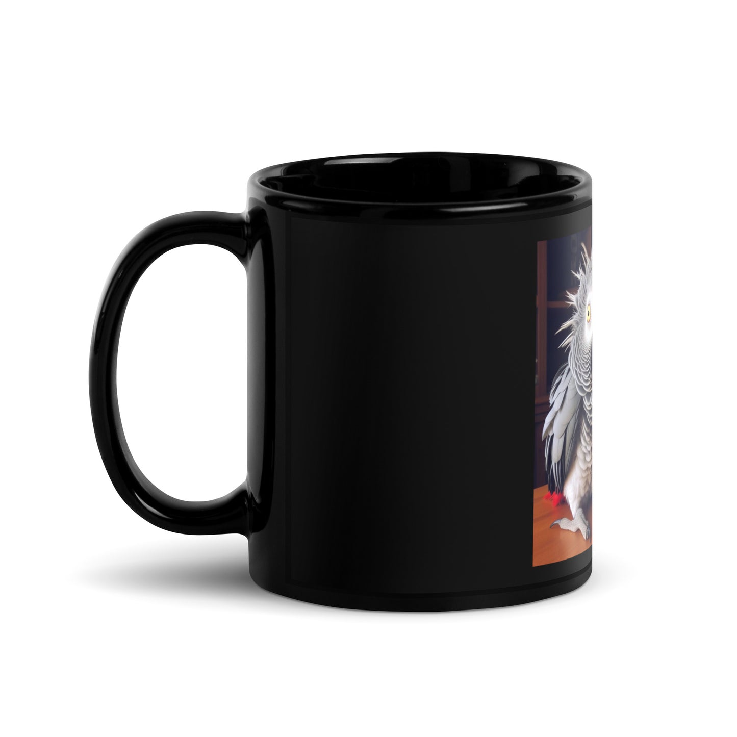 Seen Things Black Glossy Mug