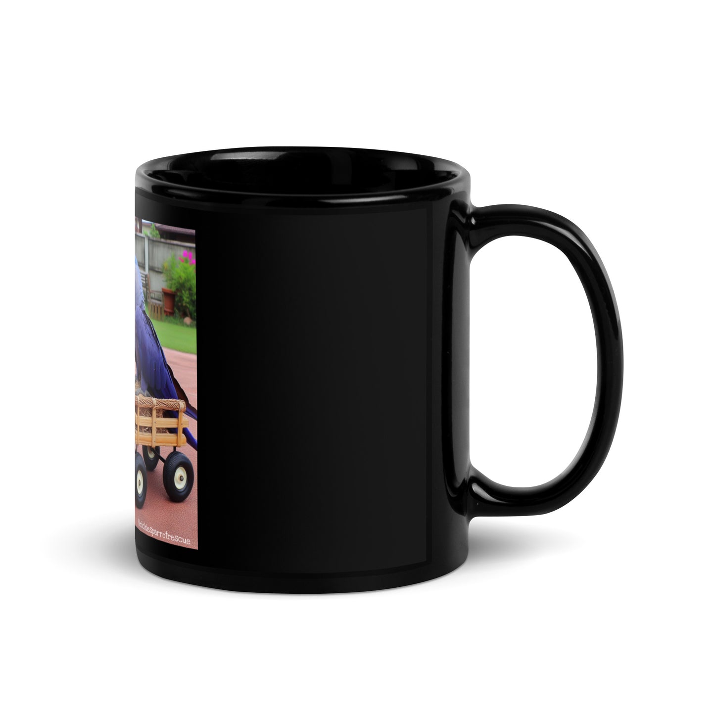 Untie Him Black Glossy Mug