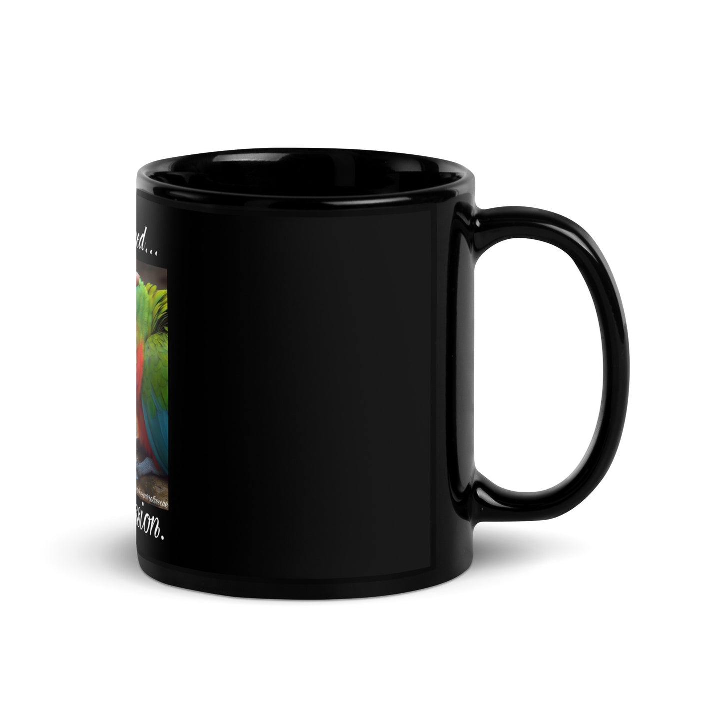 Compassion Black Glossy Mug