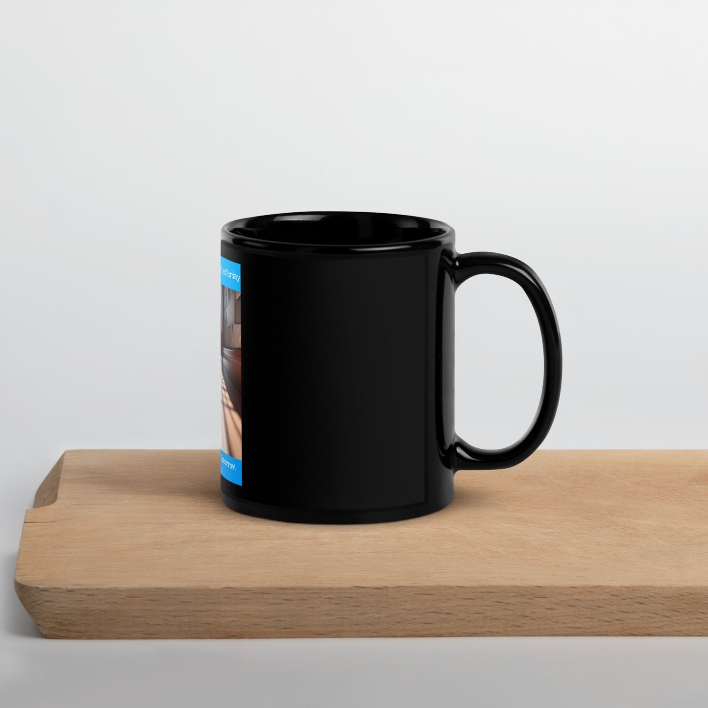 Shadow Black Glossy Mug