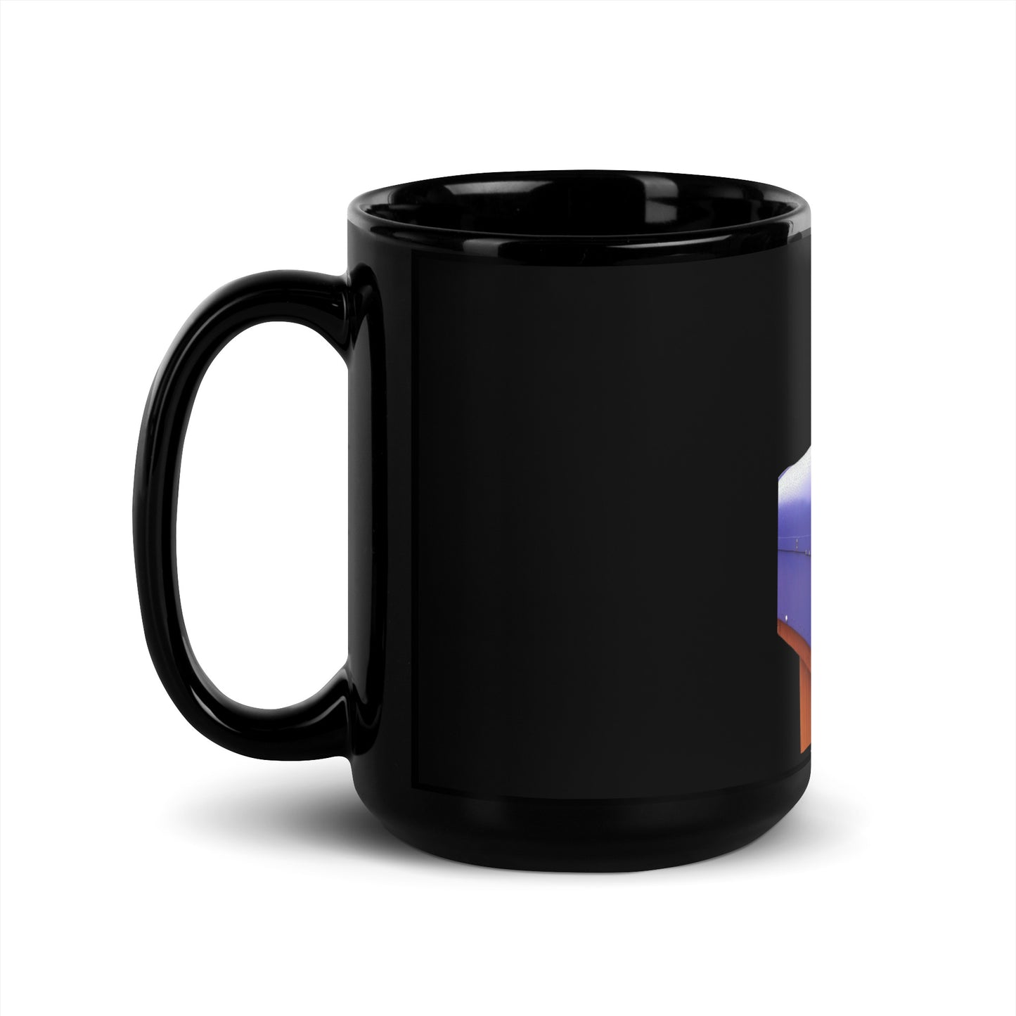 LARRY!!! Black Glossy Mug