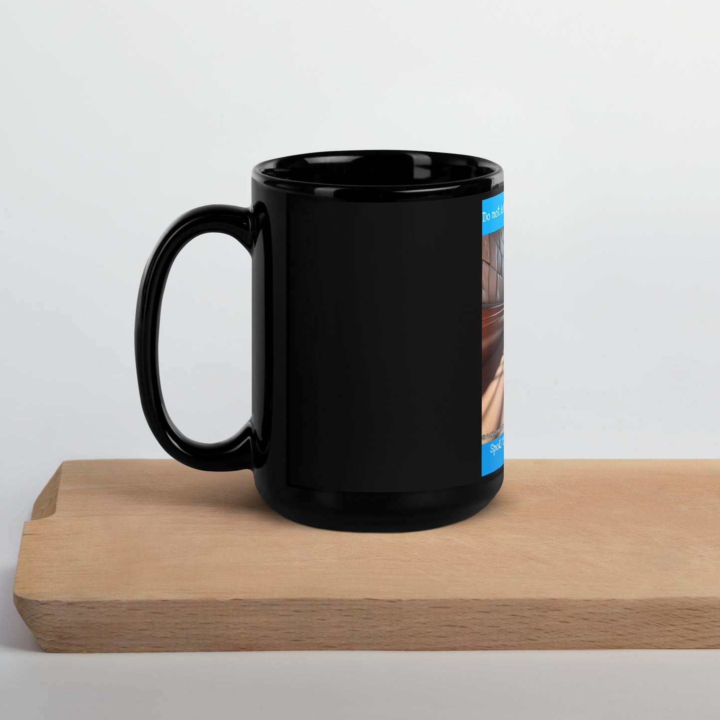 Shadow Black Glossy Mug