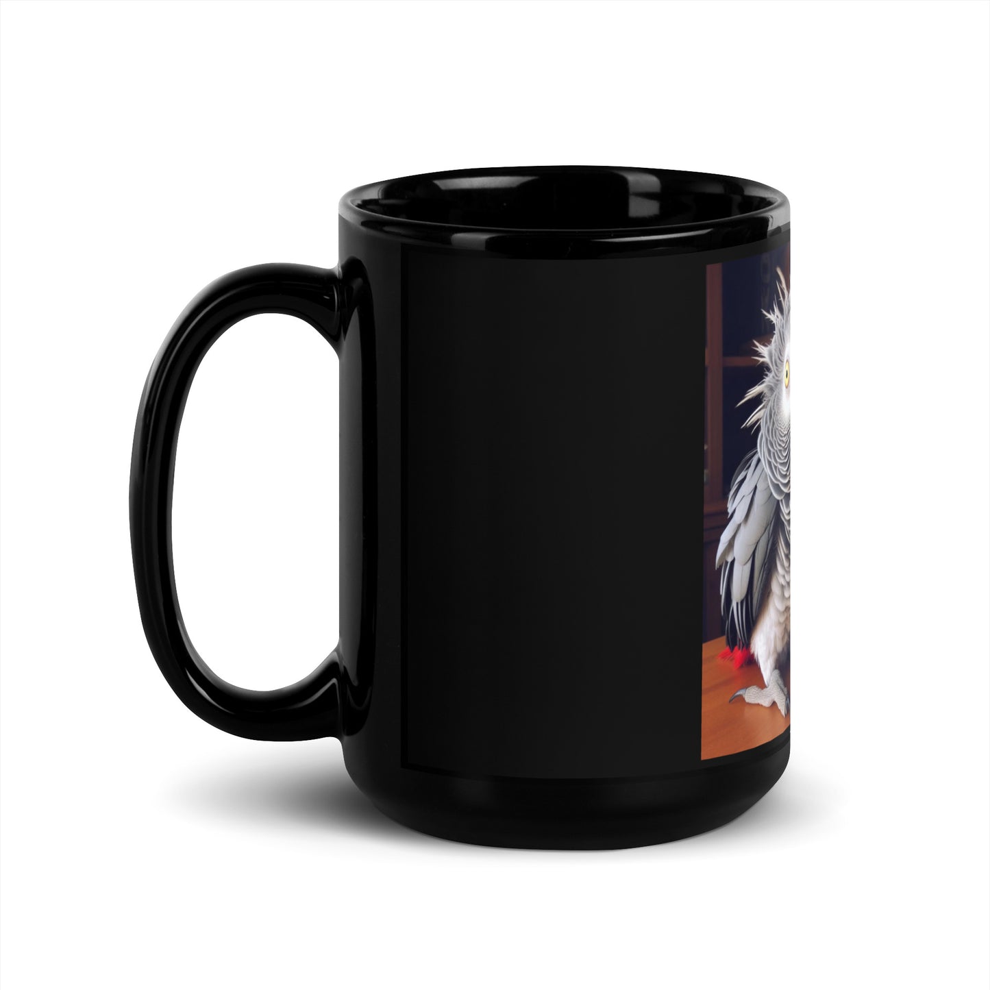 Seen Things Black Glossy Mug