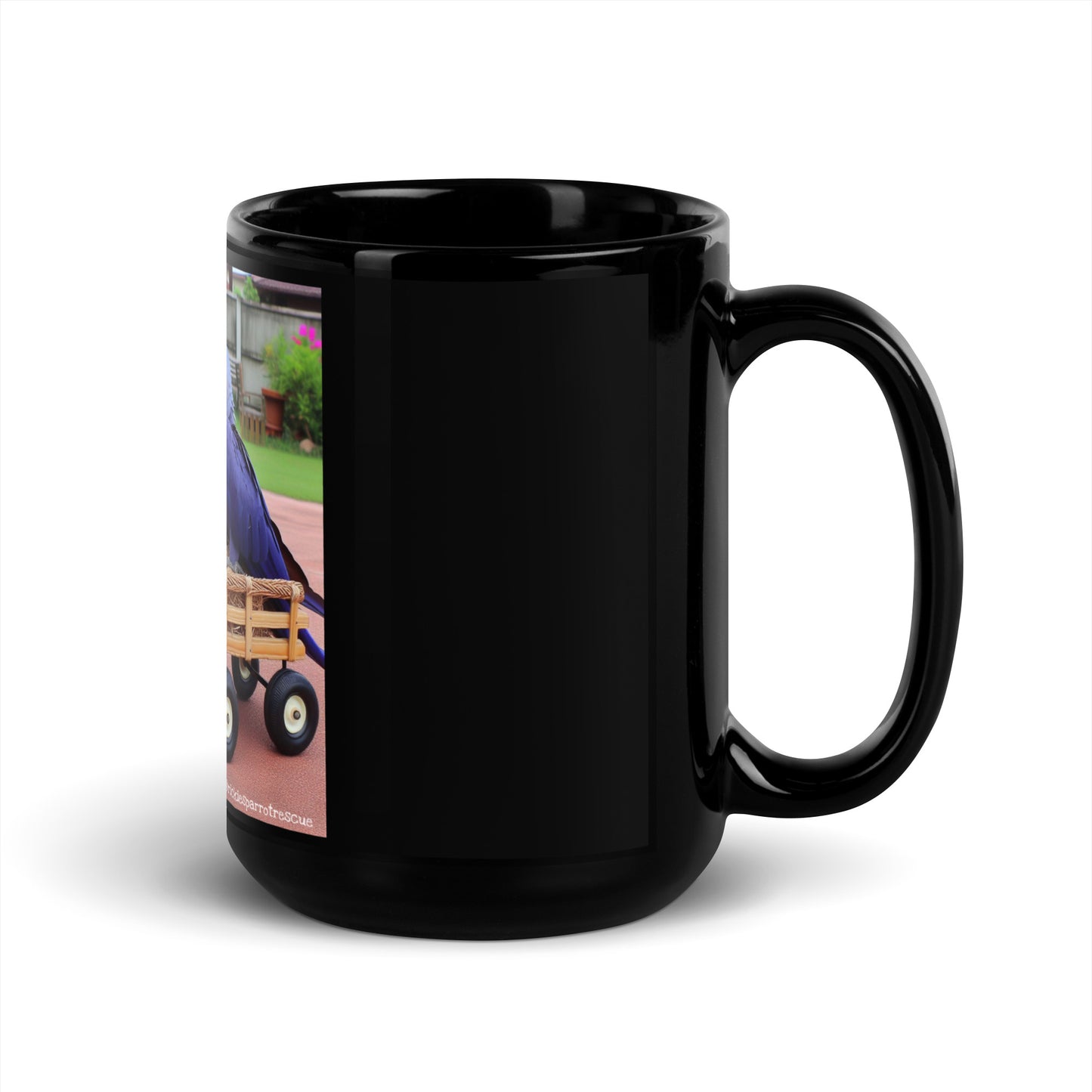 Untie Him Black Glossy Mug