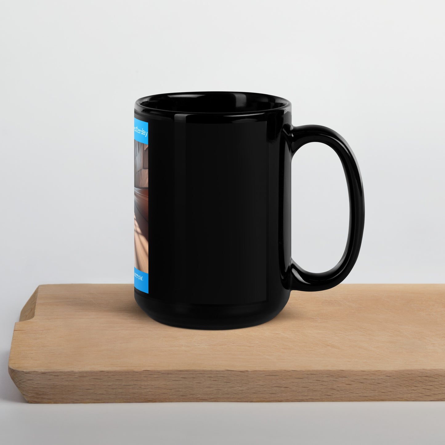 Shadow Black Glossy Mug