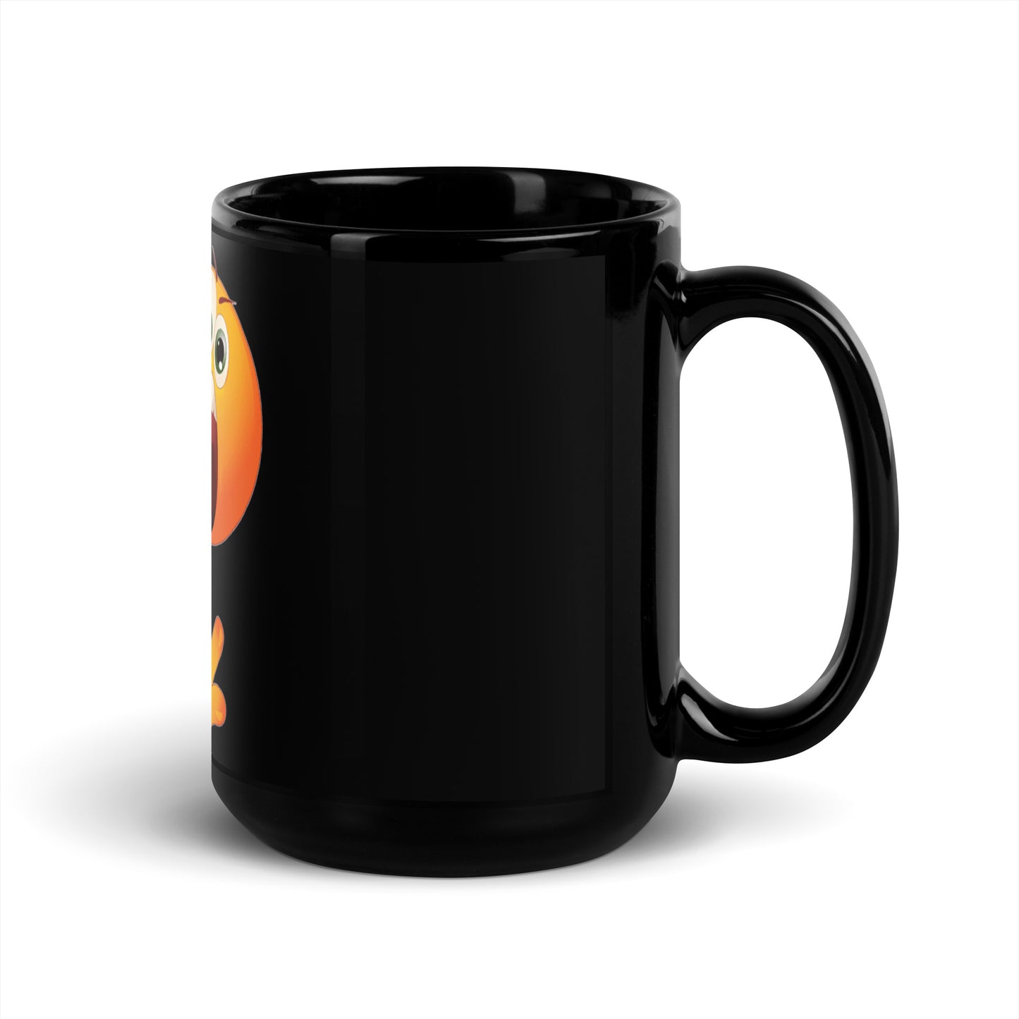 Help Black Glossy Mug