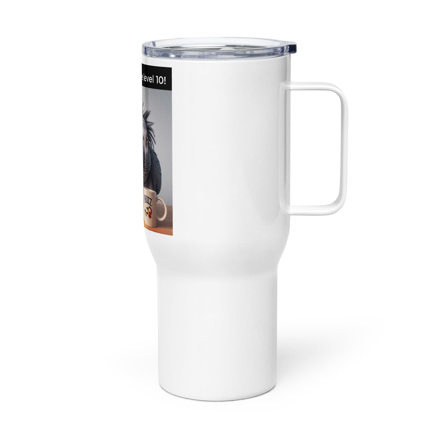 Level 10 Travel mug with a handle