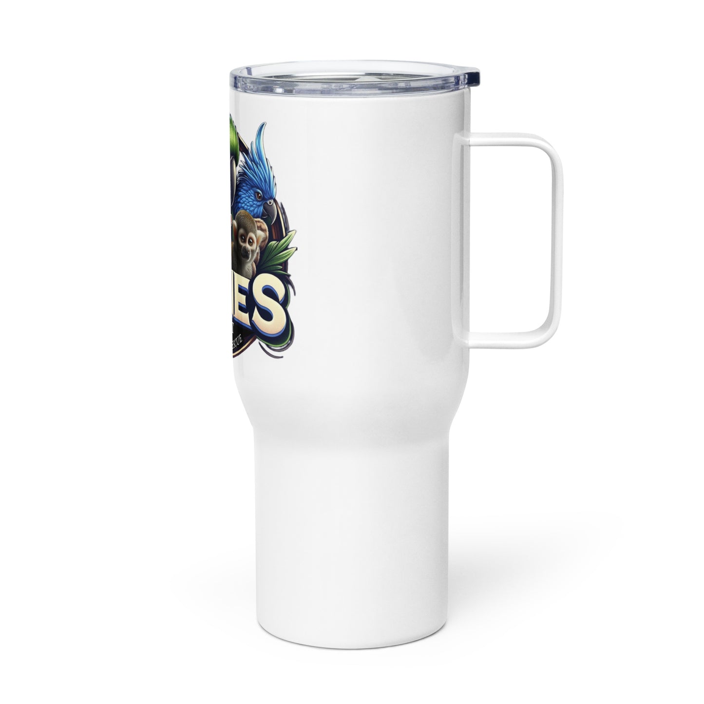 Logo Travel mug with a handle