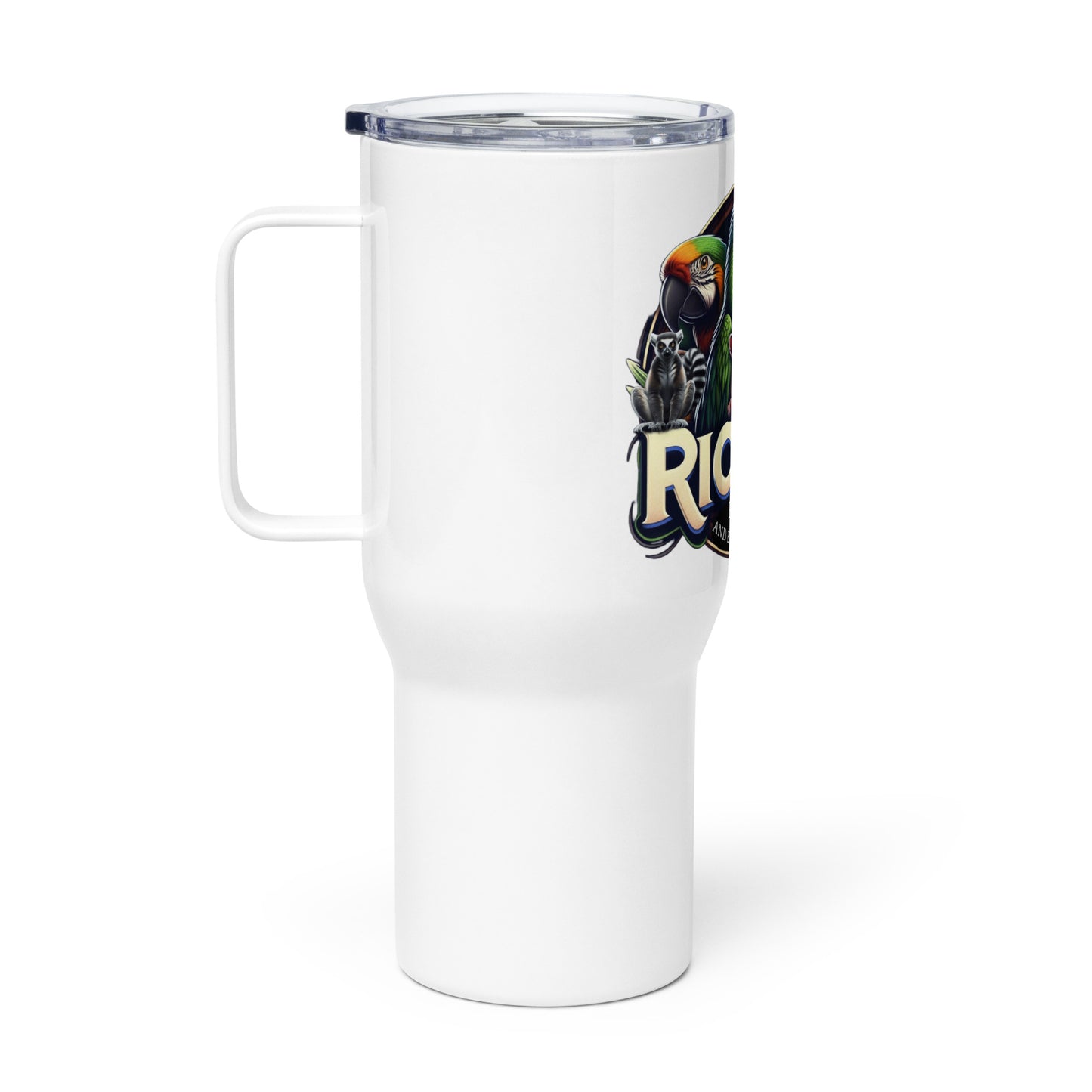 Logo Travel mug with a handle