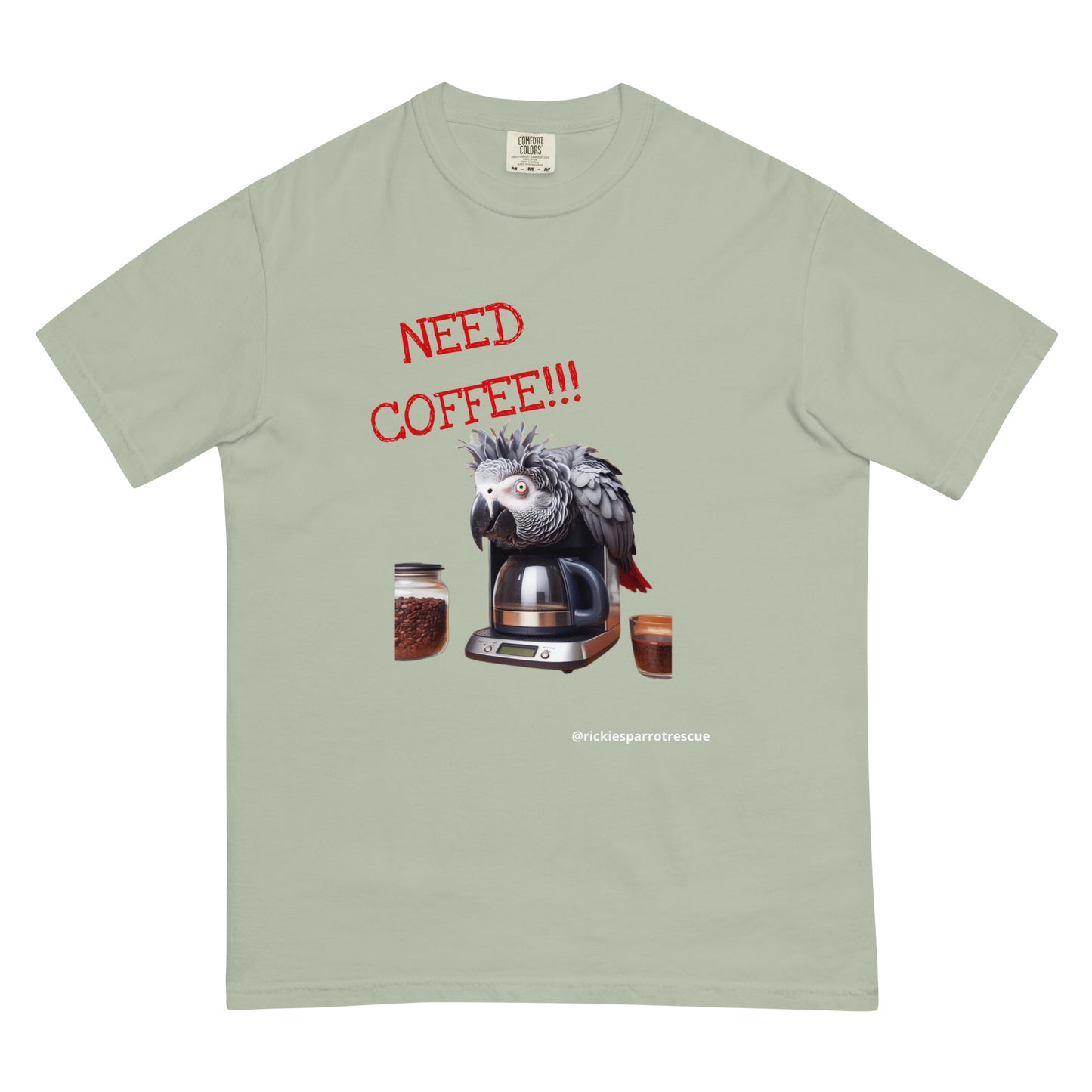 Need coffee!!! Unisex garment-dyed heavyweight t-shirt