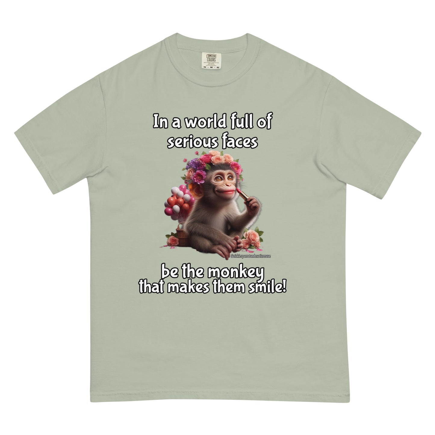 Be the monkey Unisex garment-dyed heavyweight t-shirt