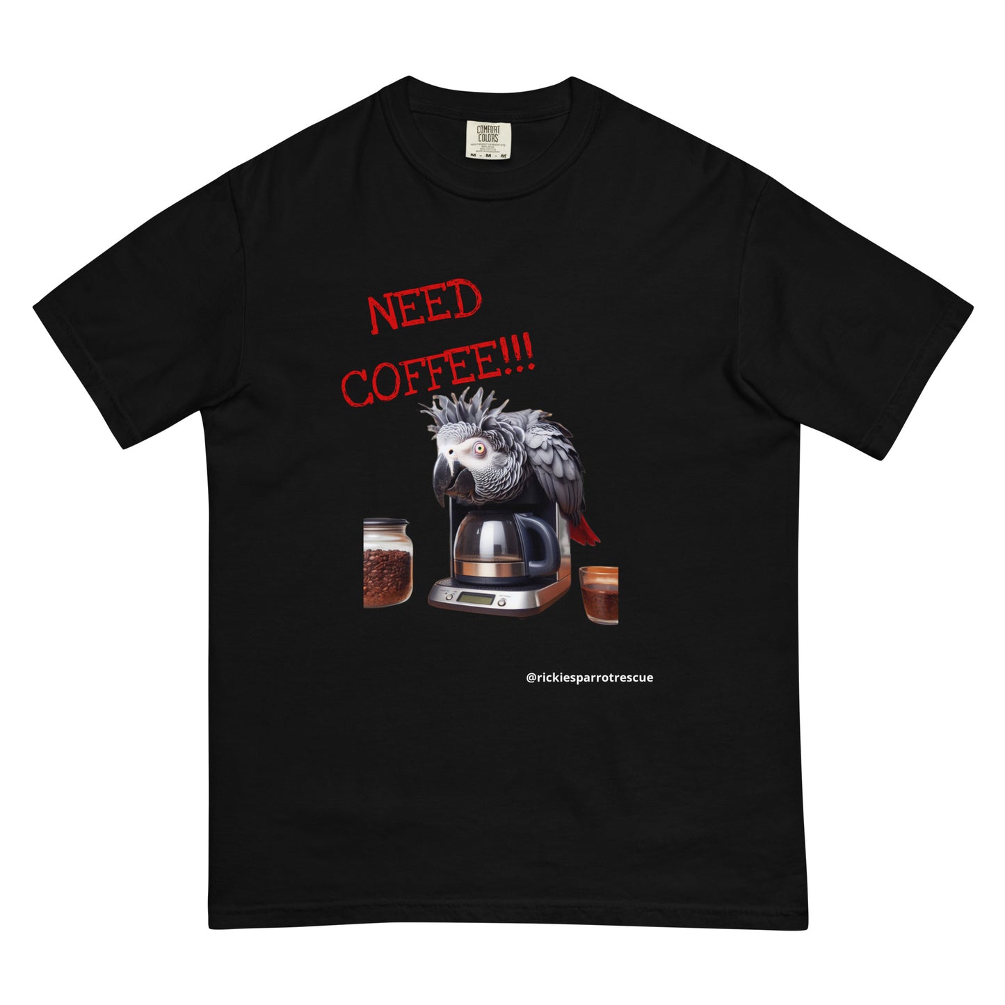 Need coffee!!! Unisex garment-dyed heavyweight t-shirt