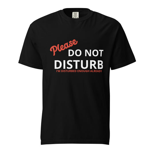 Do Not Disturb Unisex garment-dyed heavyweight t-shirt