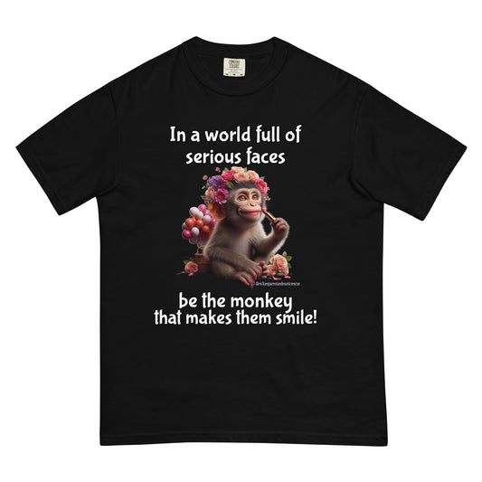 Be the monkey Unisex garment-dyed heavyweight t-shirt