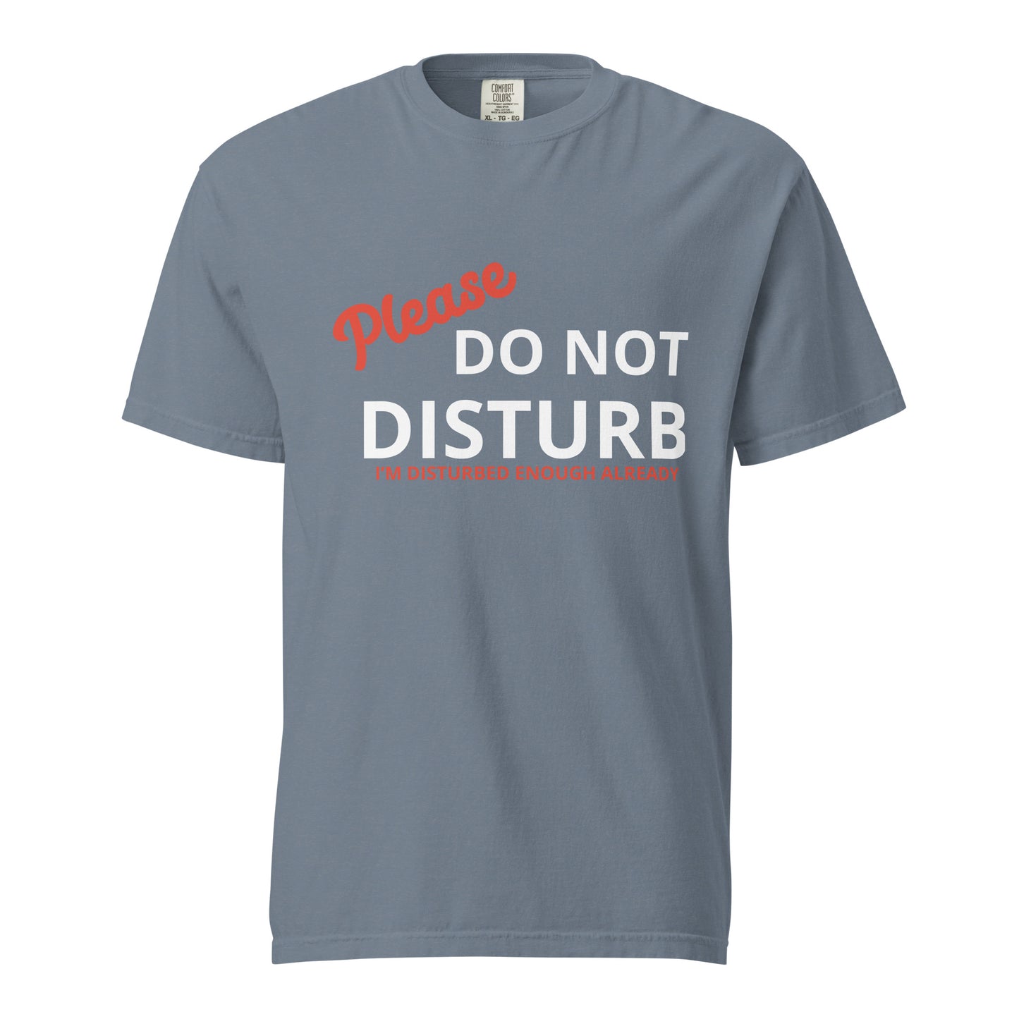 Do Not Disturb Unisex garment-dyed heavyweight t-shirt