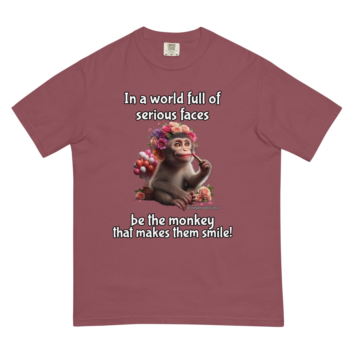 Be the monkey Unisex garment-dyed heavyweight t-shirt