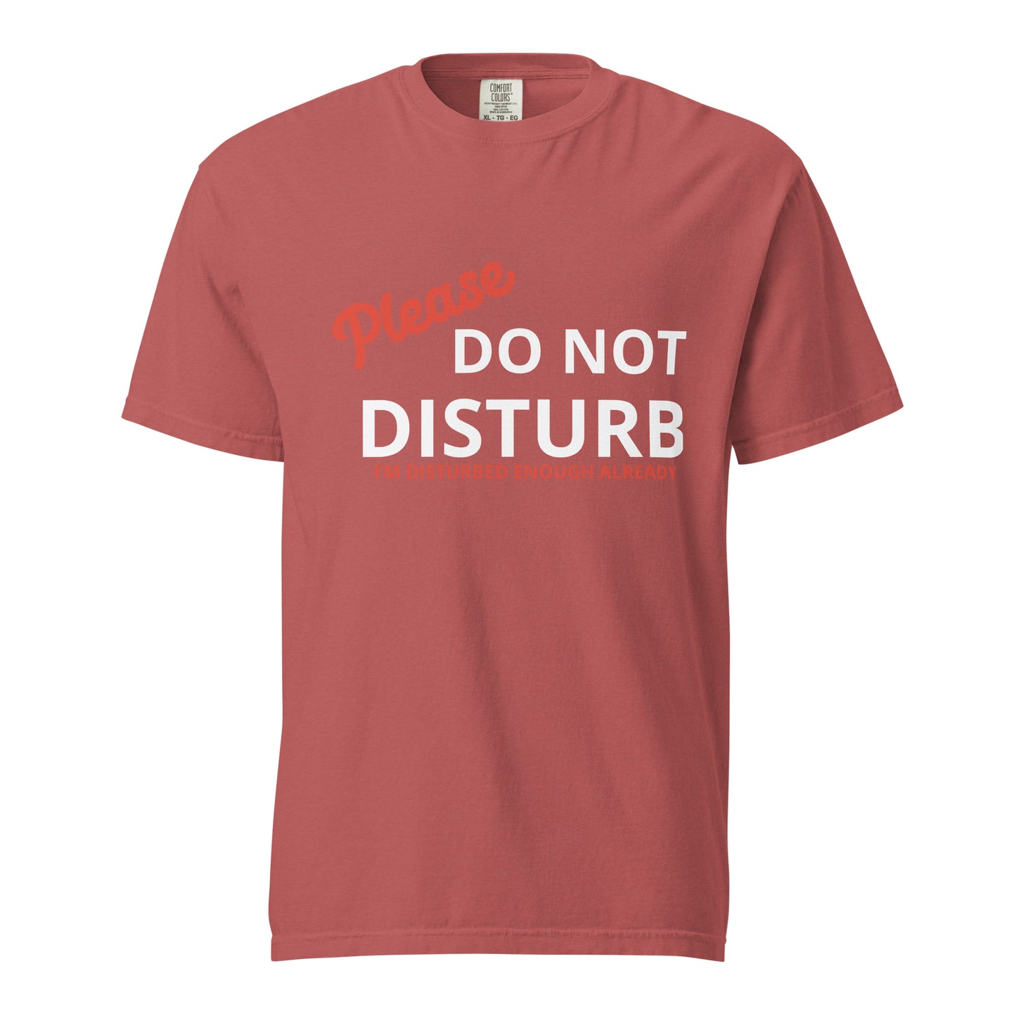 Do Not Disturb Unisex garment-dyed heavyweight t-shirt