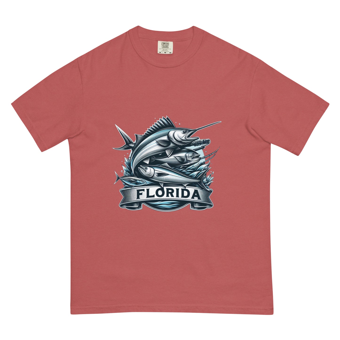 Fishing Unisex garment-dyed heavyweight t-shirt