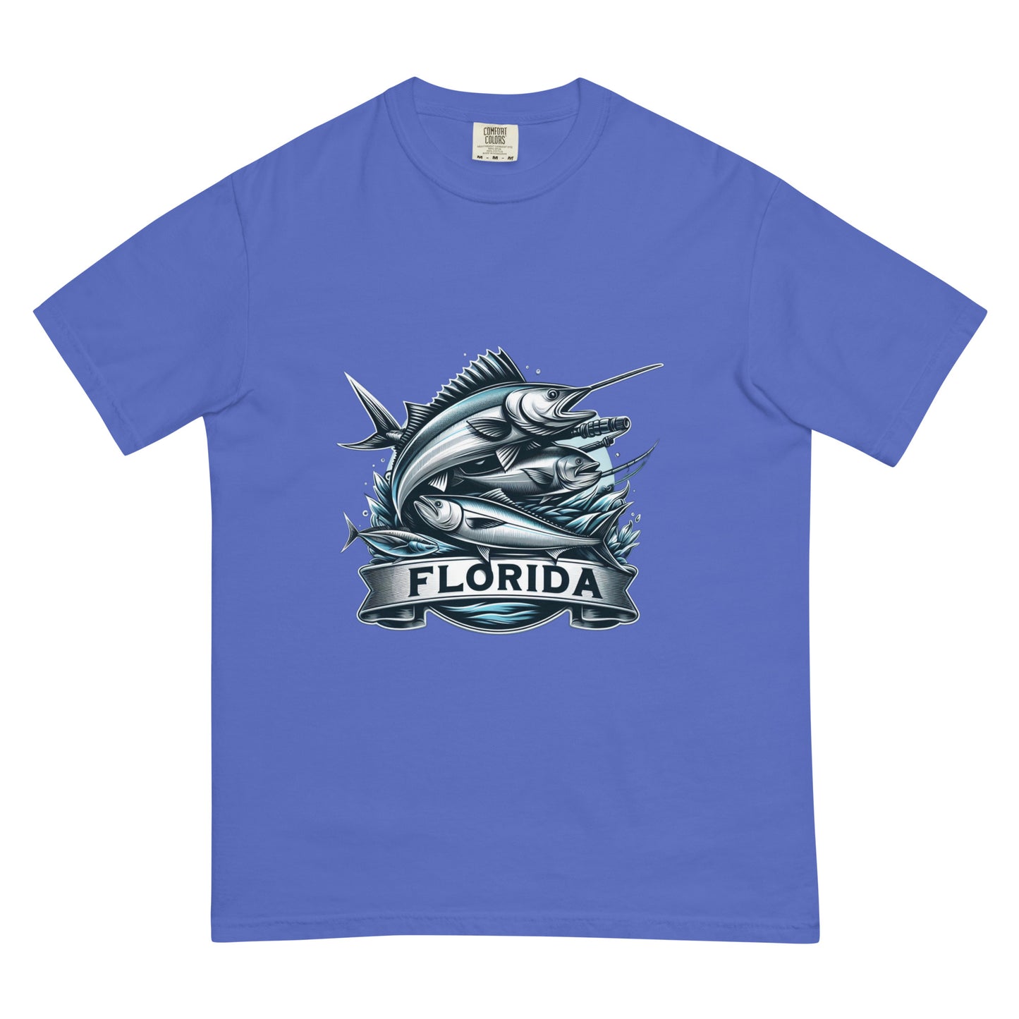 Fishing Unisex garment-dyed heavyweight t-shirt