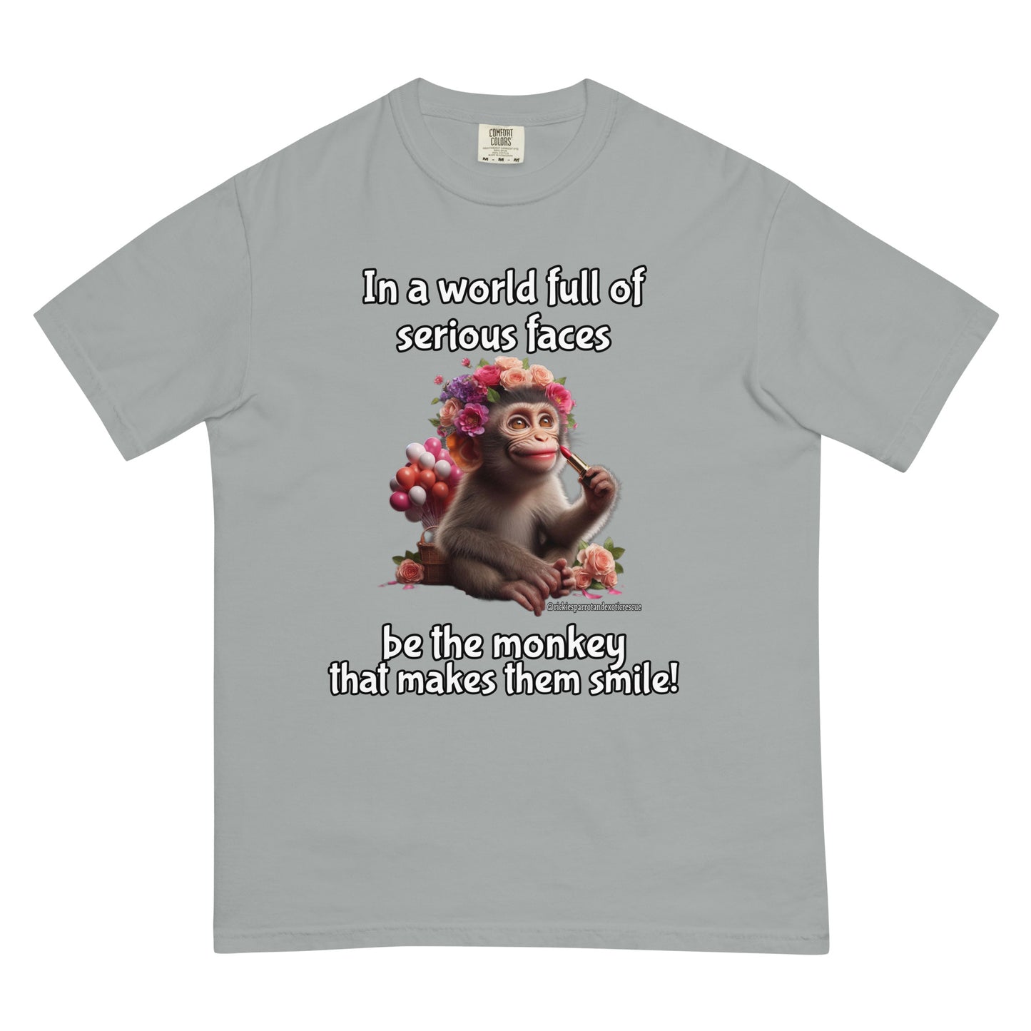 Be the monkey Unisex garment-dyed heavyweight t-shirt