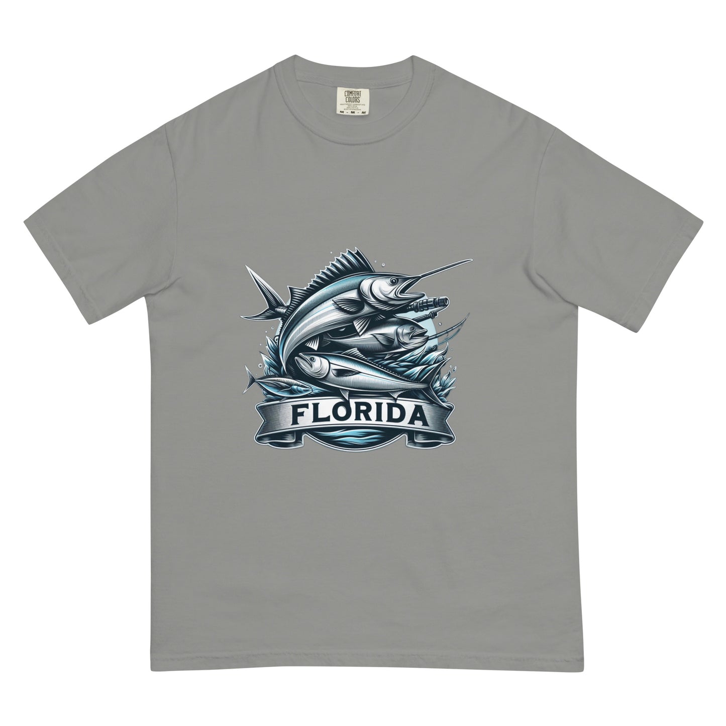 Fishing Unisex garment-dyed heavyweight t-shirt