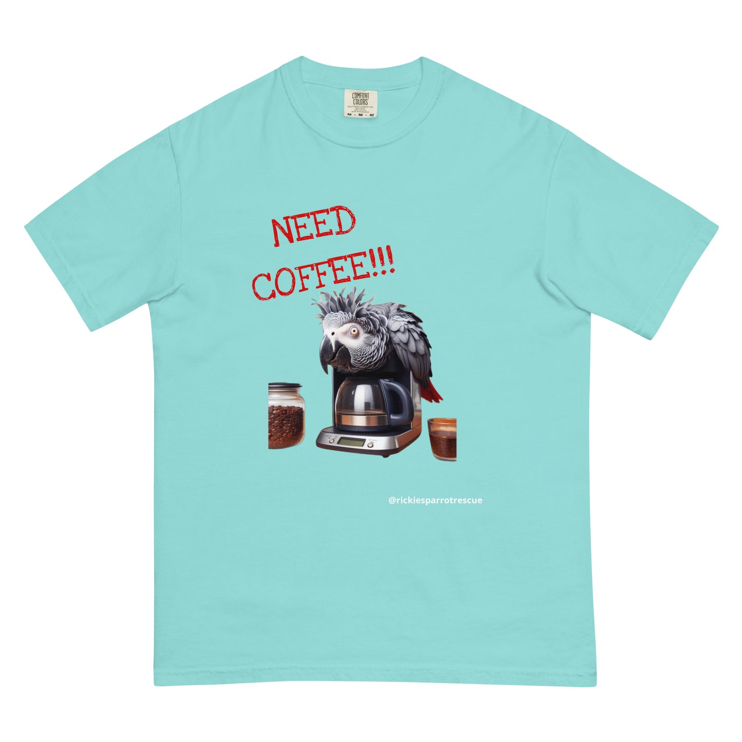 Need coffee!!! Unisex garment-dyed heavyweight t-shirt