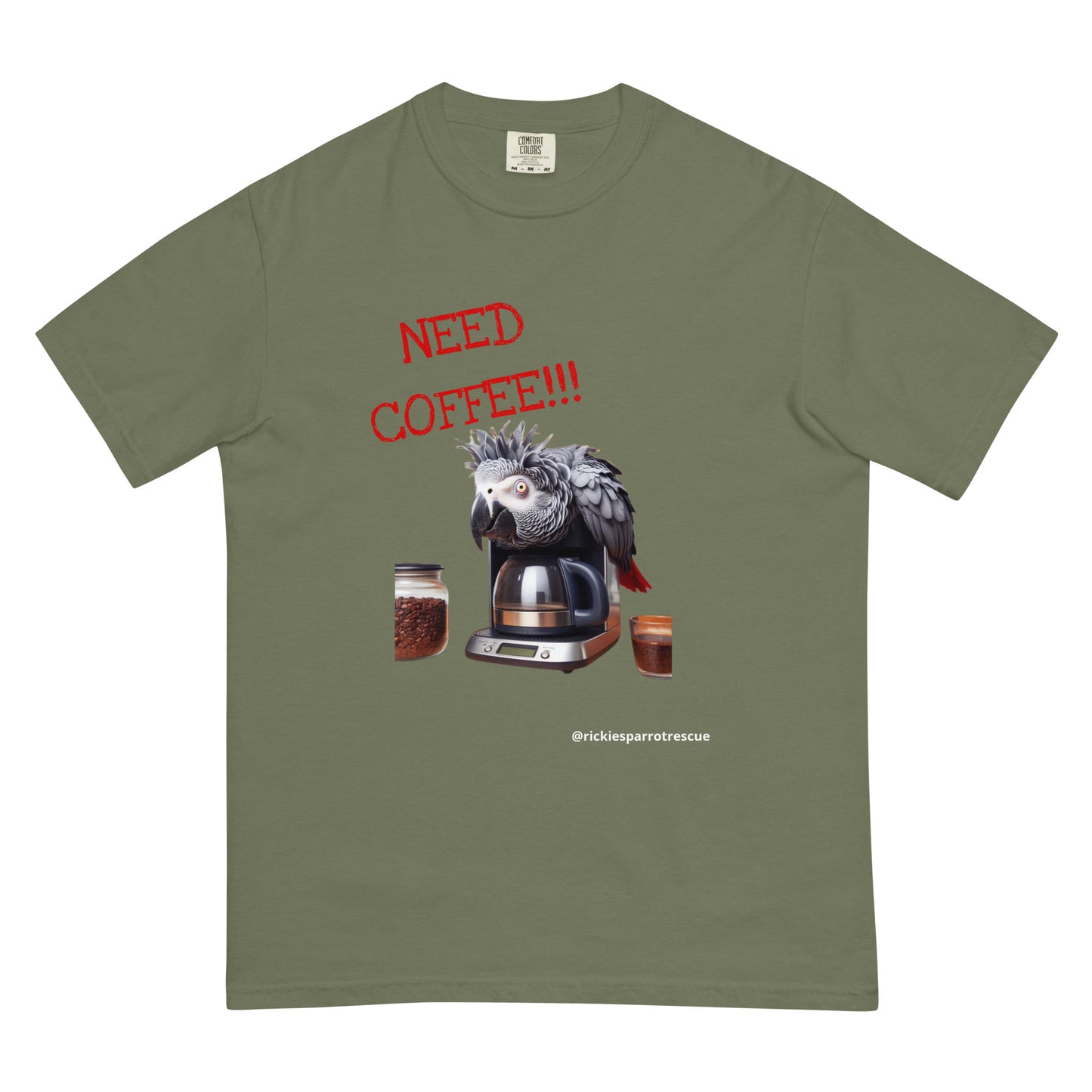 Need coffee!!! Unisex garment-dyed heavyweight t-shirt