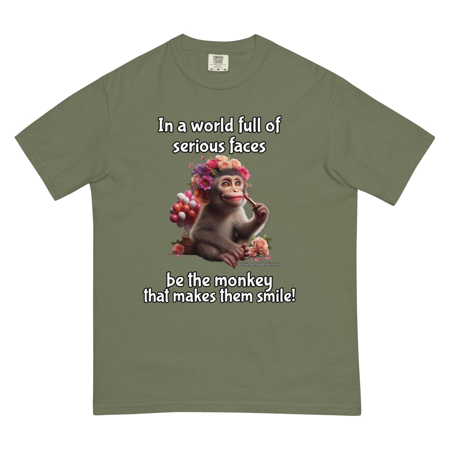 Be the monkey Unisex garment-dyed heavyweight t-shirt