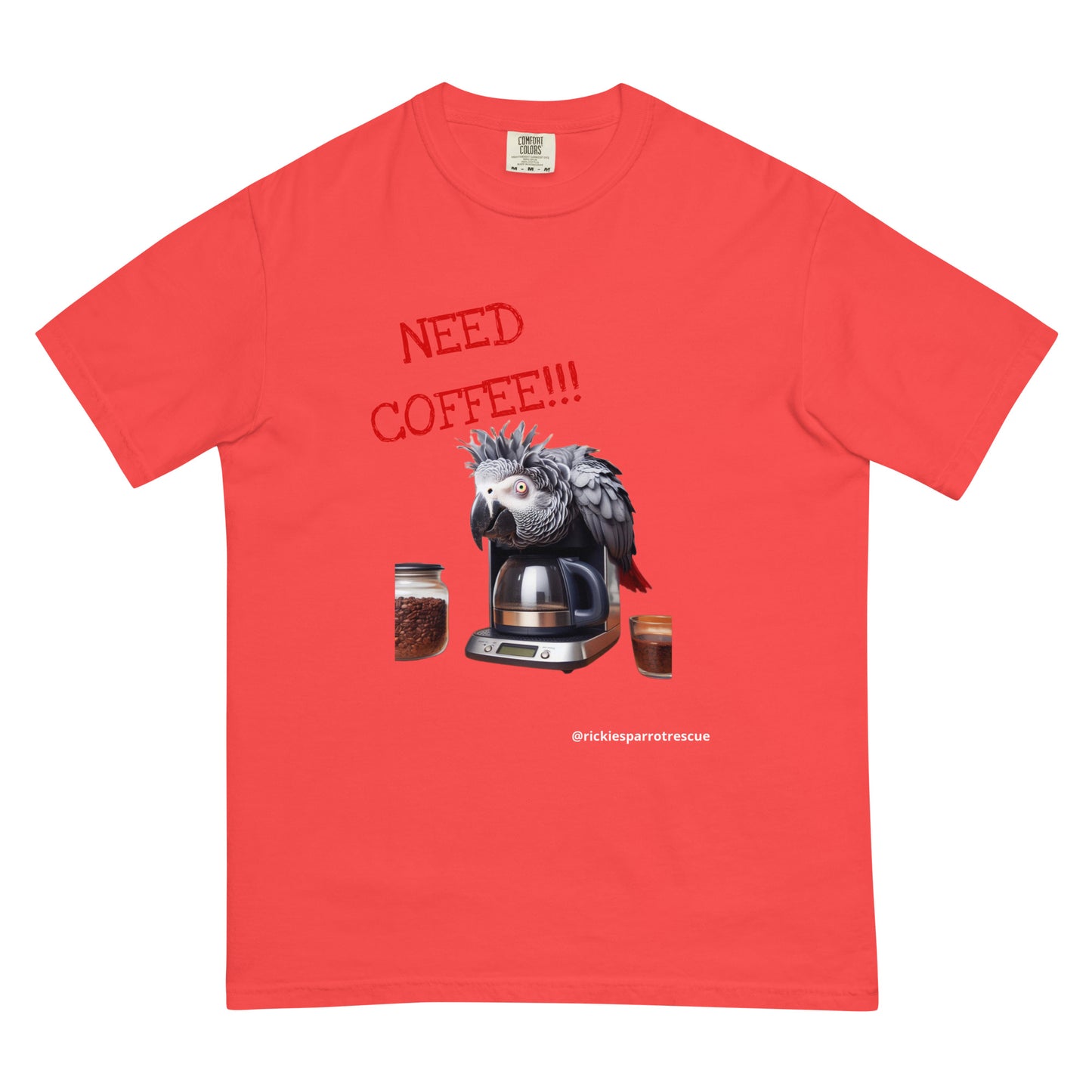 Need coffee!!! Unisex garment-dyed heavyweight t-shirt