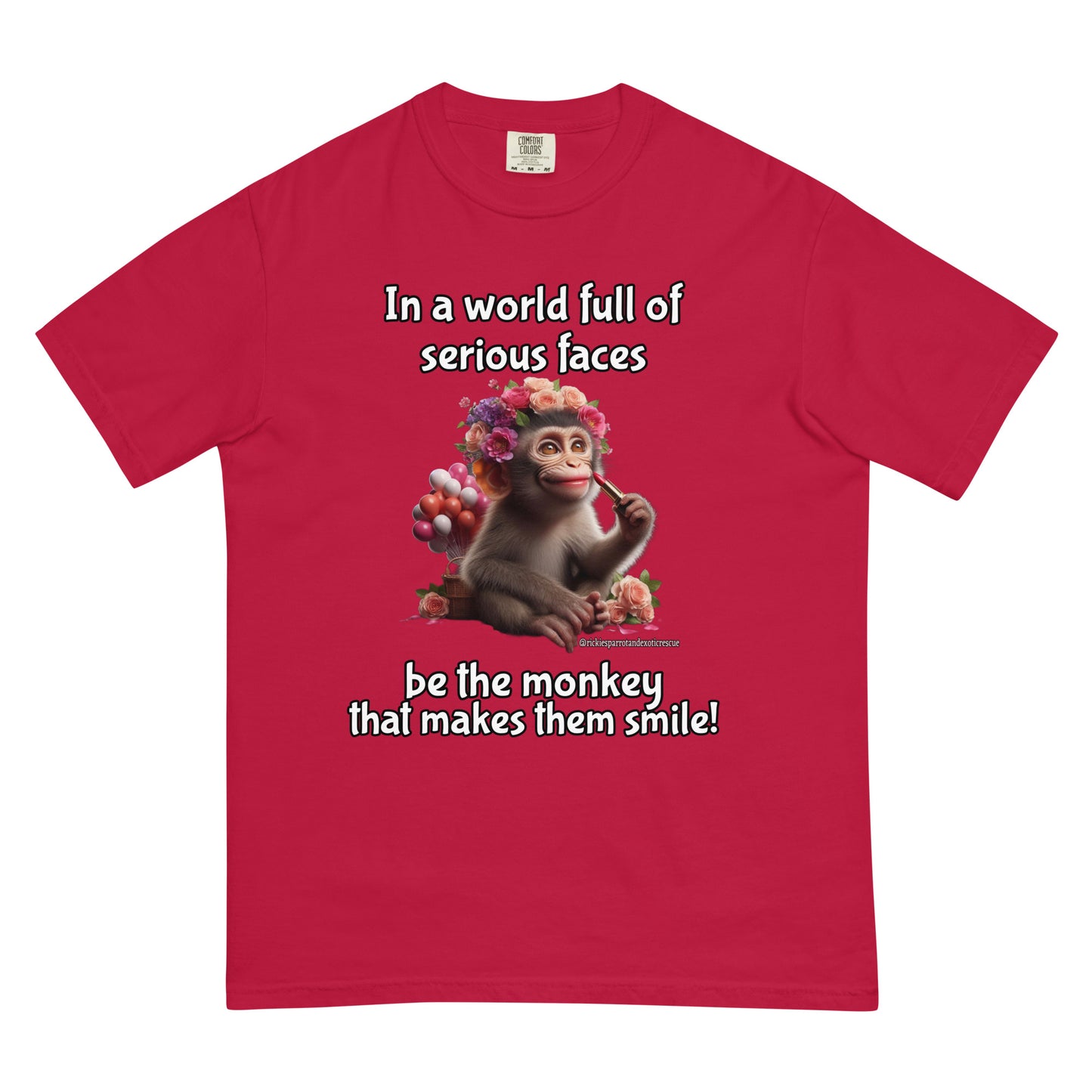 Be the monkey Unisex garment-dyed heavyweight t-shirt