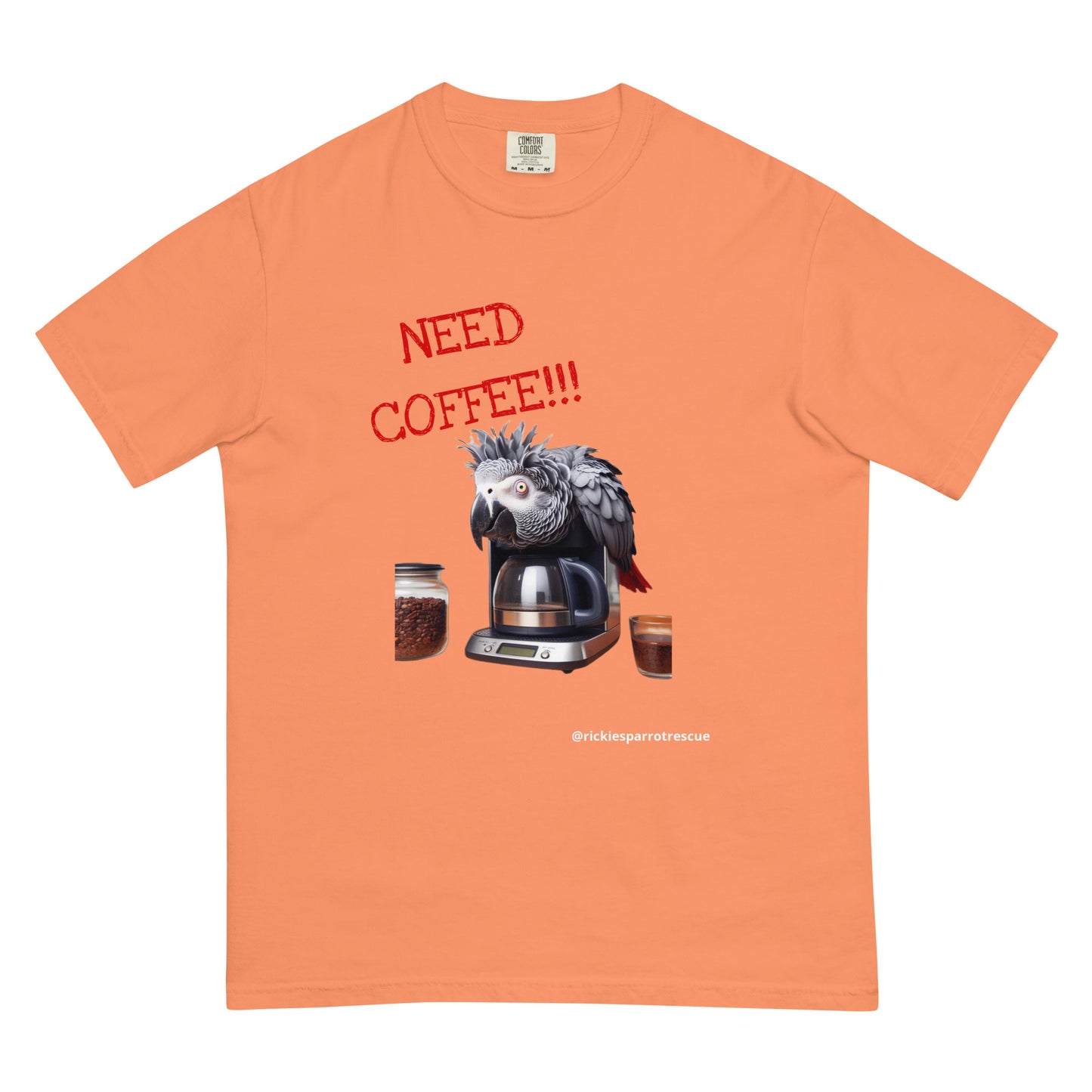 Need coffee!!! Unisex garment-dyed heavyweight t-shirt