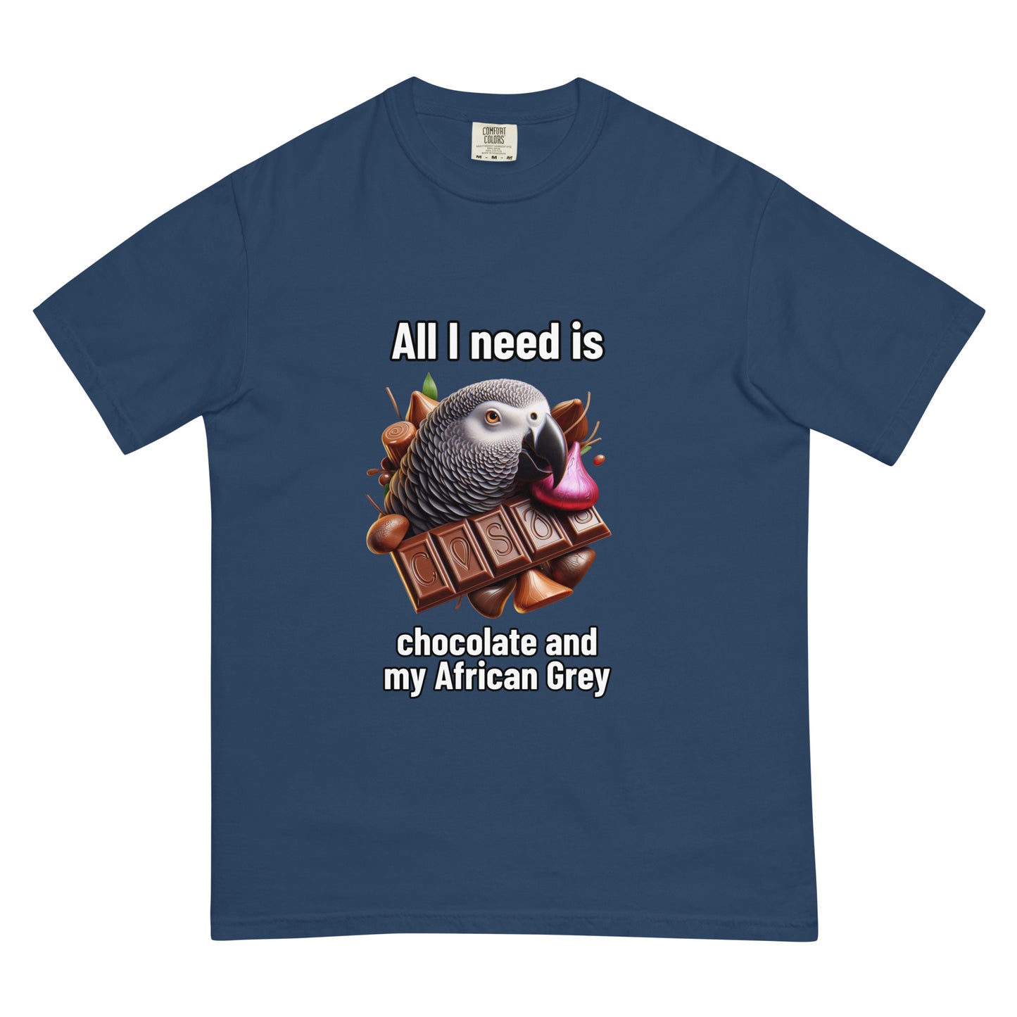 Chocolate and my CAG Unisex garment-dyed heavyweight t-shirt