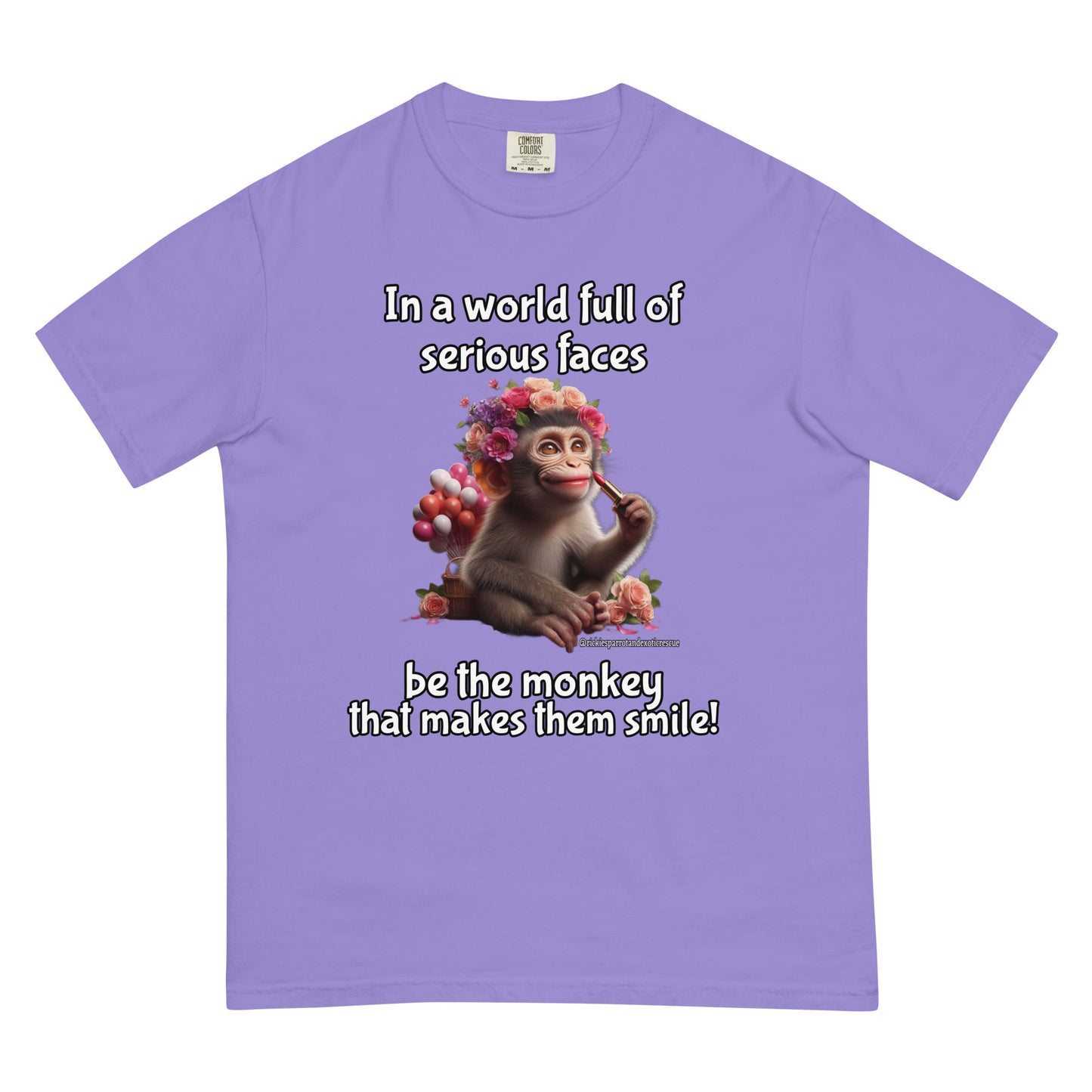 Be the monkey Unisex garment-dyed heavyweight t-shirt