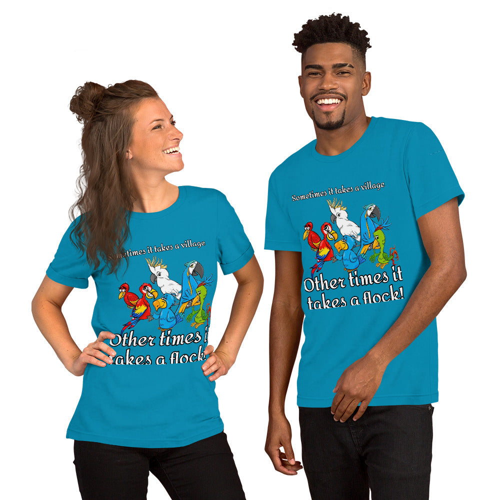 It Takes a Flock Unisex t-shirt