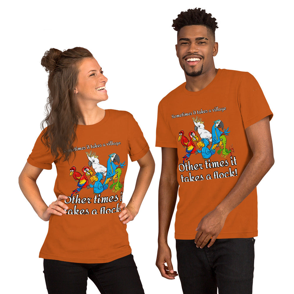 It Takes a Flock Unisex t-shirt