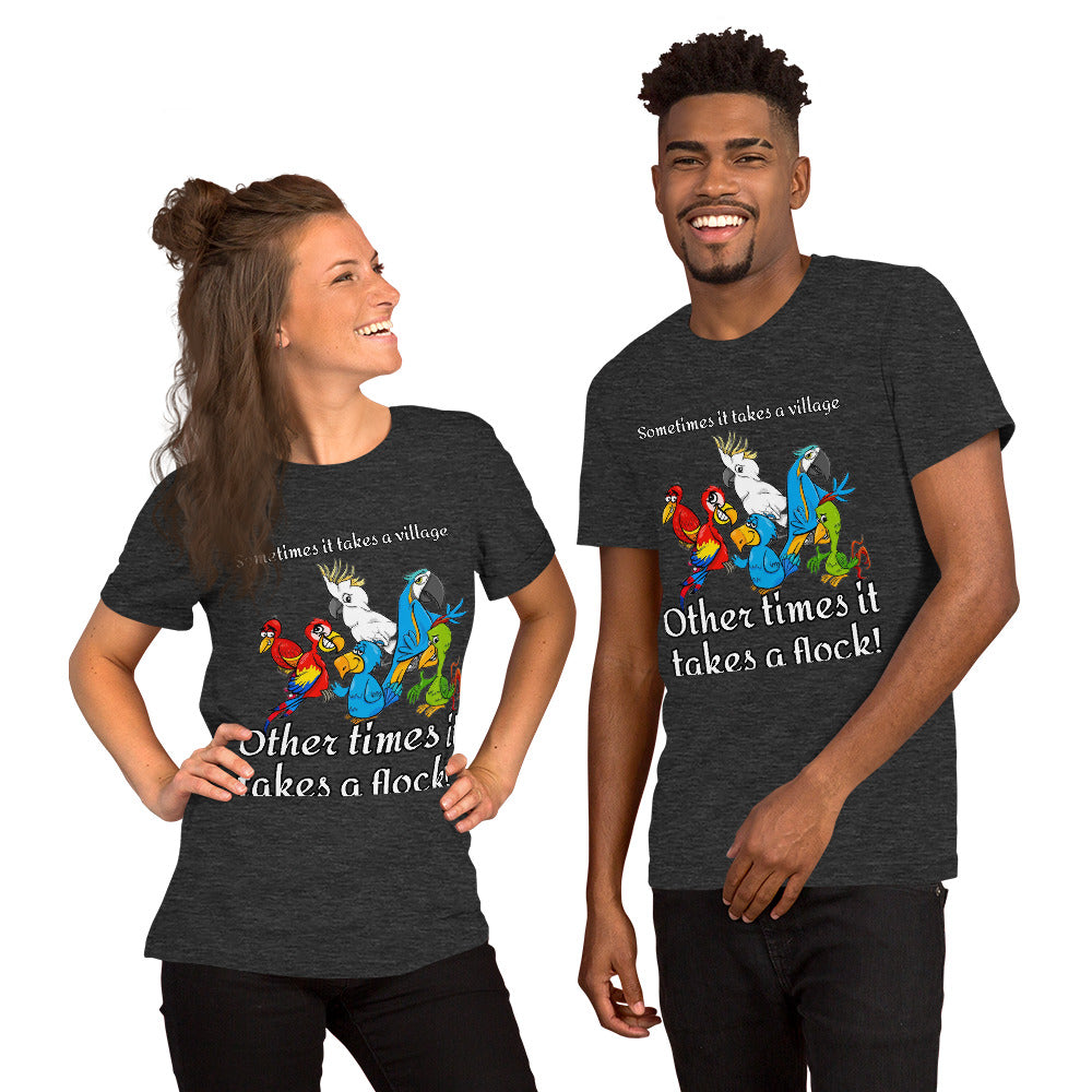 It Takes a Flock Unisex t-shirt