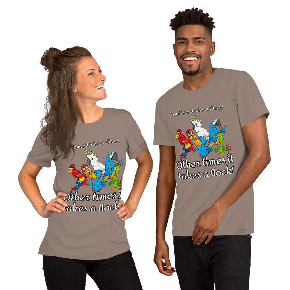 It Takes a Flock Unisex t-shirt