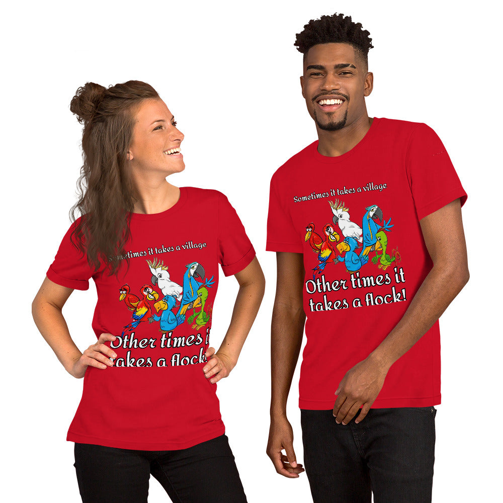 It Takes a Flock Unisex t-shirt