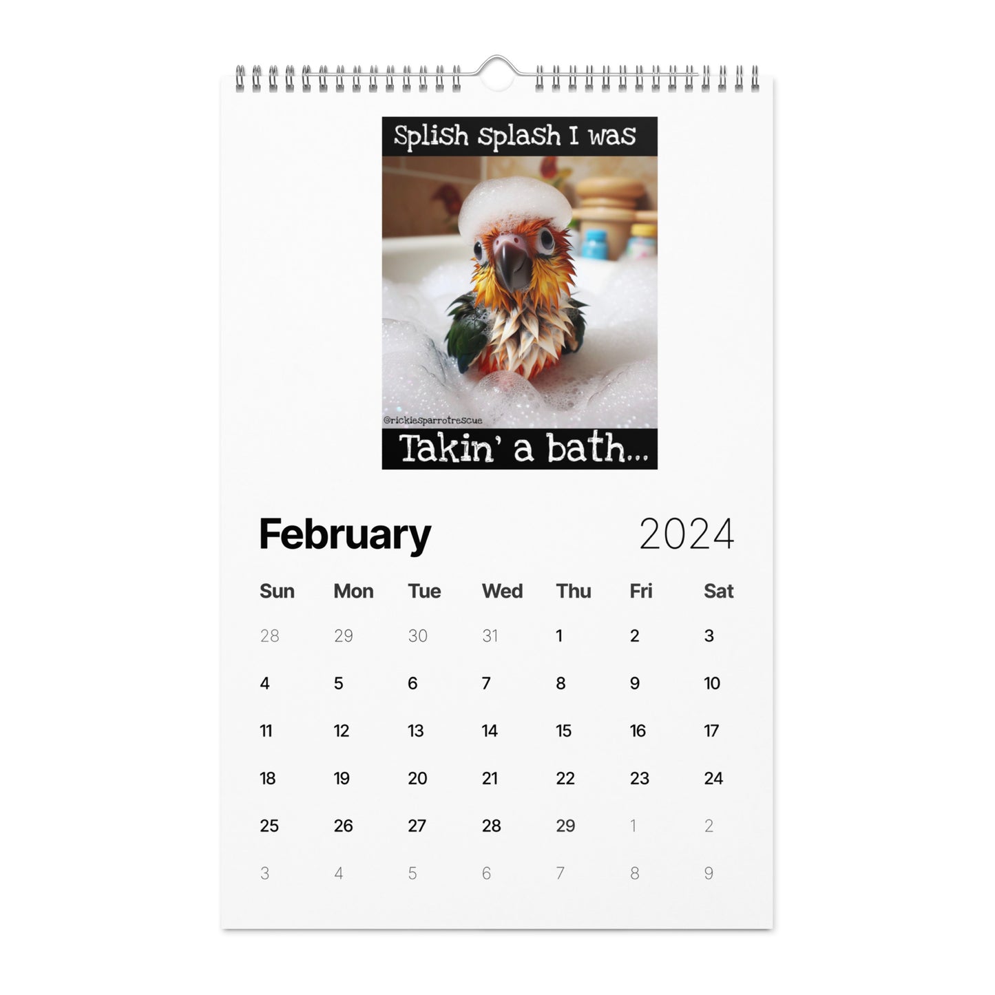 Wall calendar (2024)