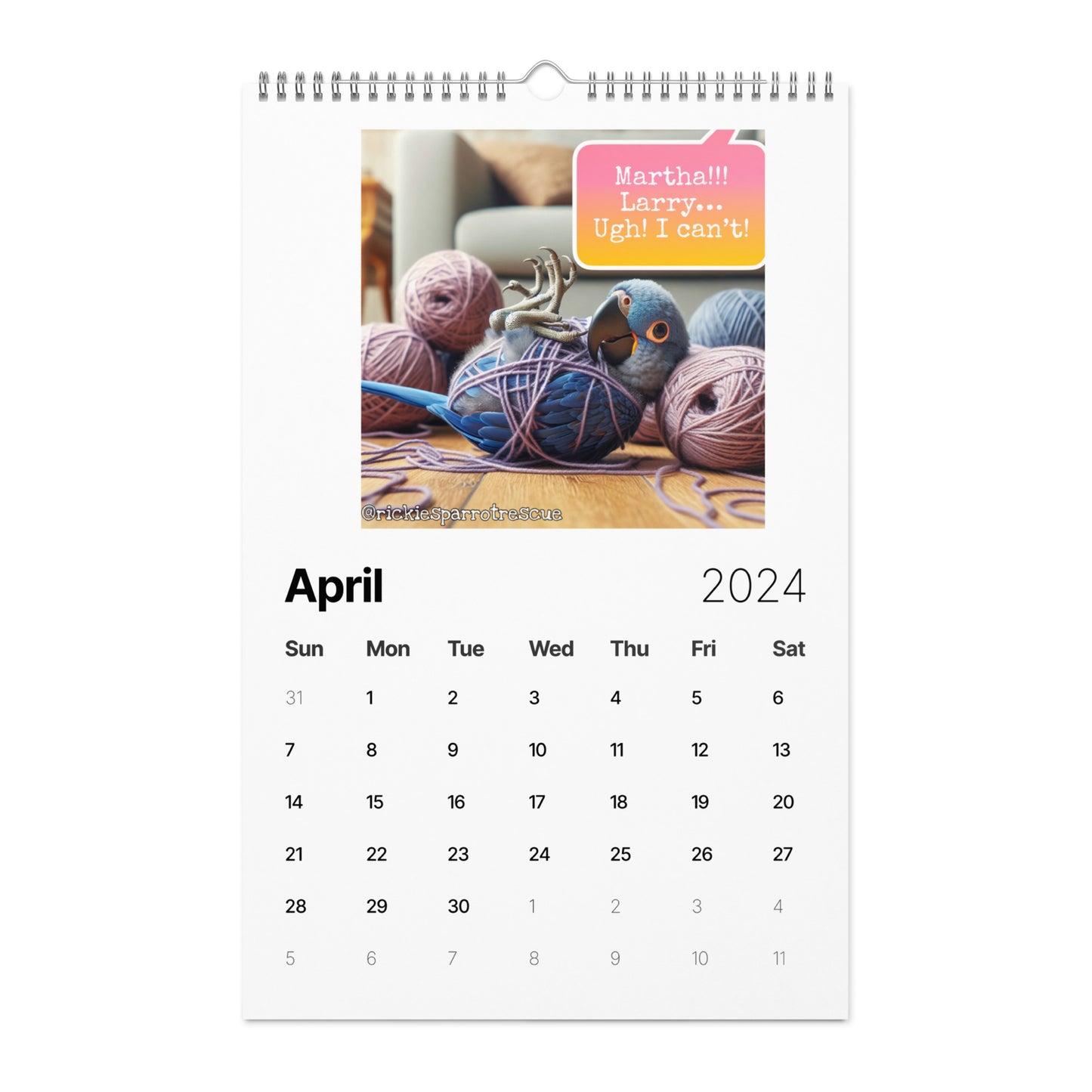 Wall calendar (2024)