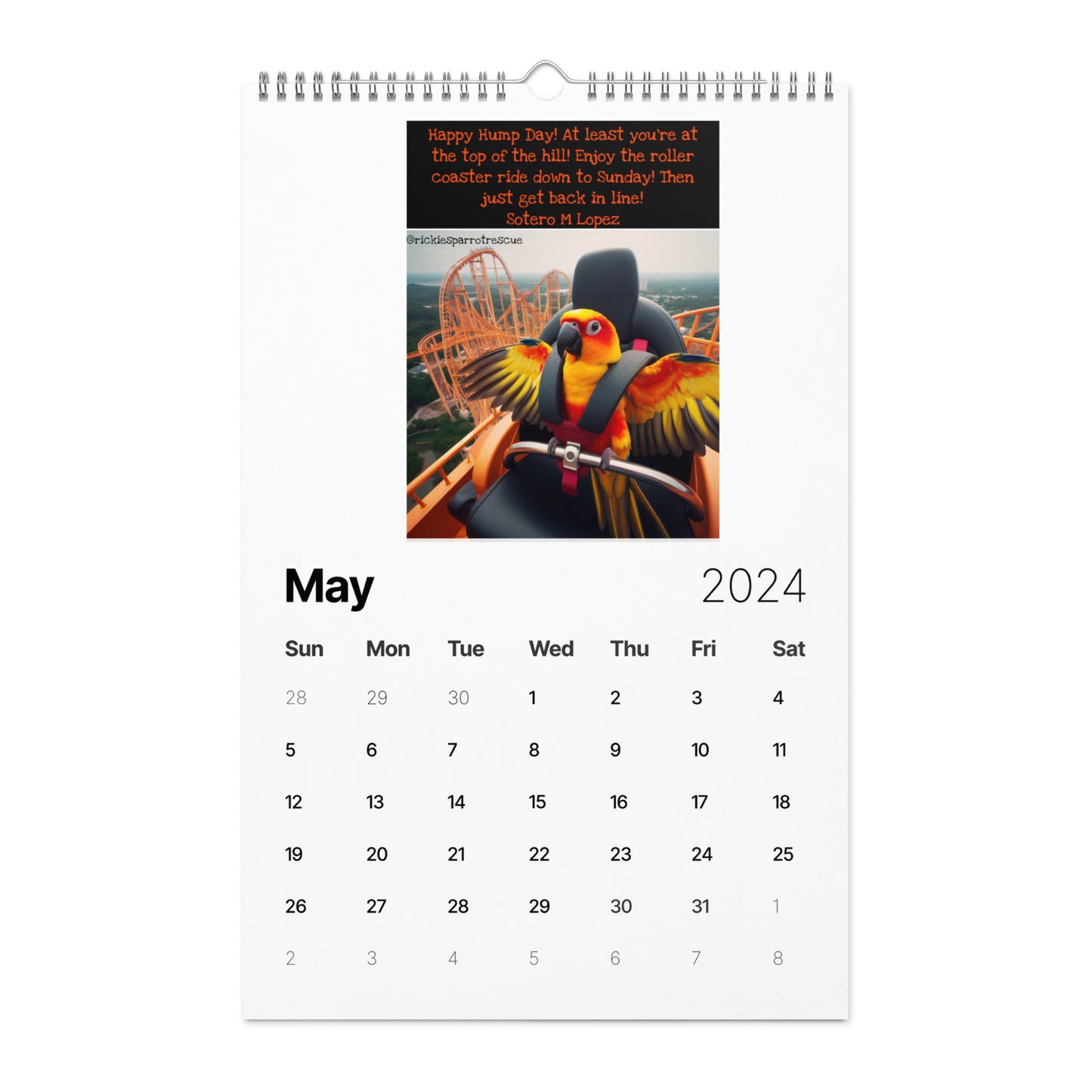 Wall calendar (2024)