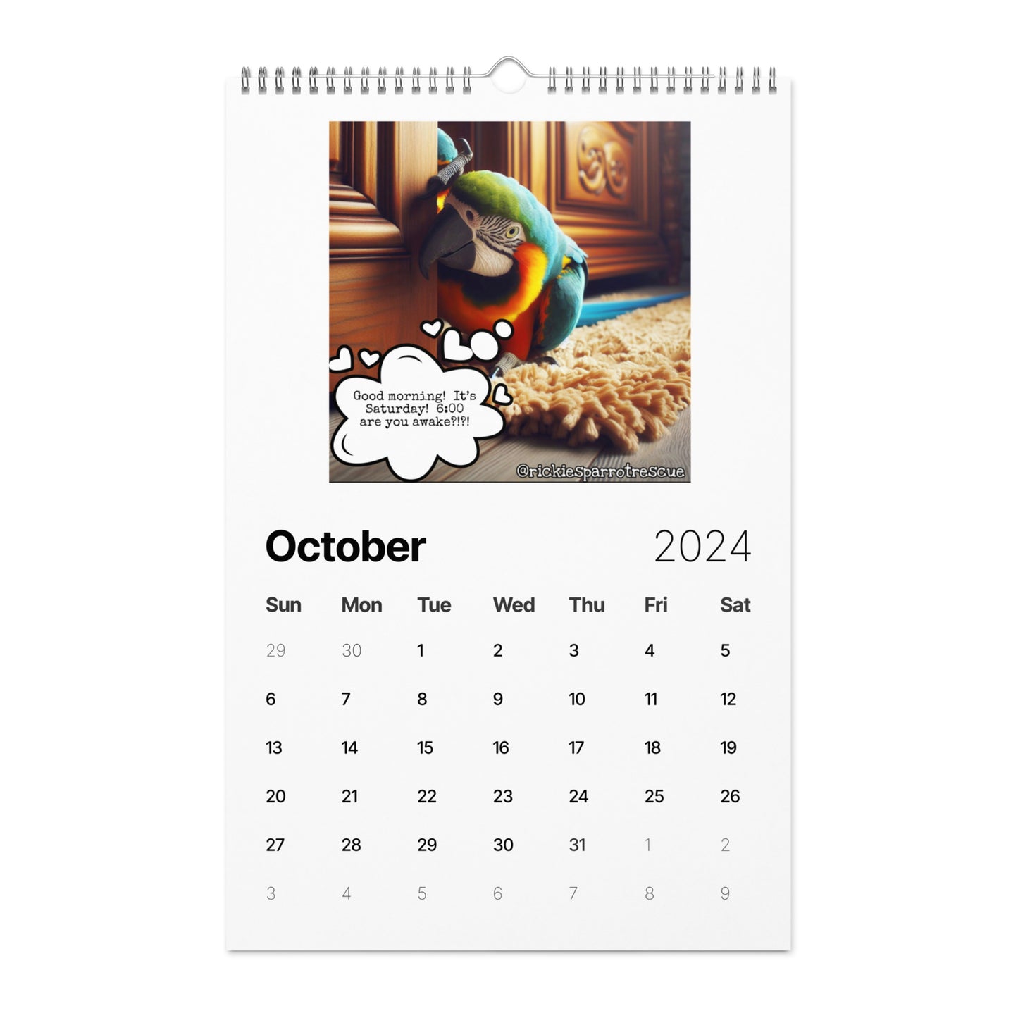 Wall calendar (2024)