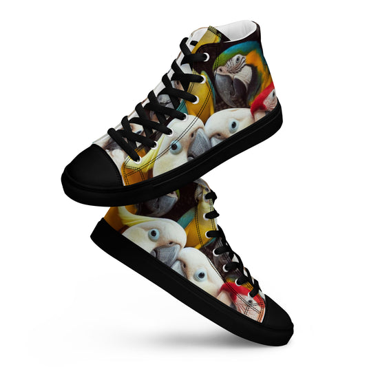 Women’s high top canvas shoes